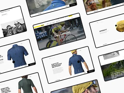 Cycling Landing branding cycling ecommerce landing responsive design ui web website