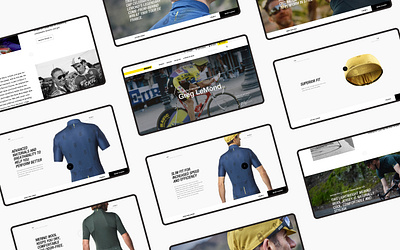 Cycling Landing branding cycling ecommerce landing responsive design ui web website