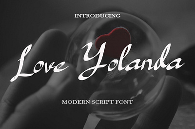 Font Love Yolanda bold branding brush calligraphy display elegant font handmade handwriting handwritten lettering logo modern poster script signature typeface typography vintage wedding