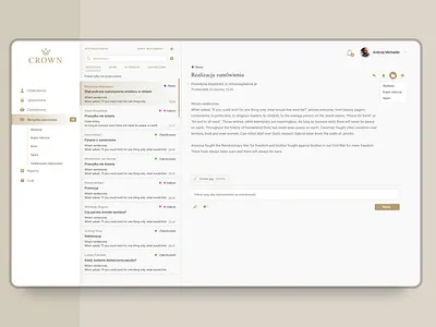 Customer Inbox branding crm custorem dashboard design inbox logo mailbox typography ui ux