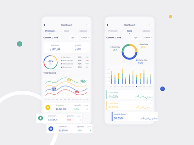 mobile app-insurance data app design ui