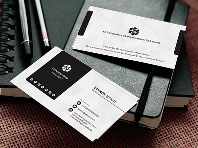 Business Card Design banner banner design blackandwhite branding business card design businesscard company design logo theme ui ux