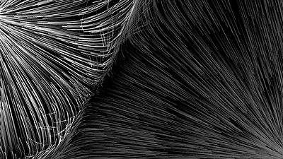 Particles Experiment 3d illustration particles