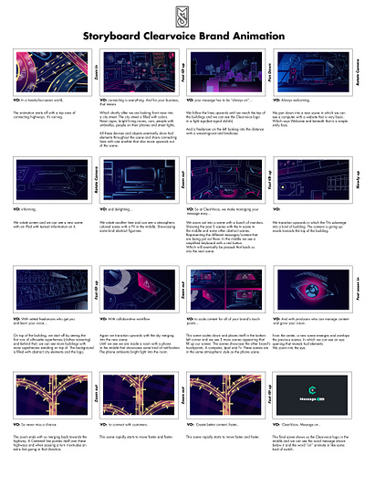 Behind the Scenes: Clearvoice - Storyboard animation animation design behind the scenes bts design educational explainer animation illustration informational motion design motion designer motion graphic motion graphics motiongraphics story storyboard storyboarding storytelling video animation voice over