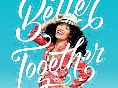 Better Together advertising branding design icon illustration lettering type typography vector