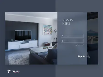 Hotel CRM Sign in | Dashboard clean crm dashboard ui design free hotel minimal sign in ui ux xd