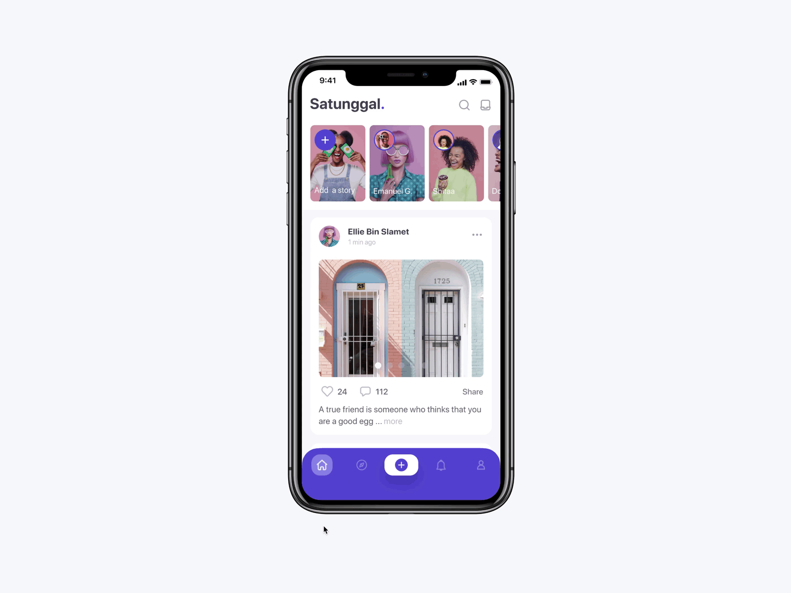 Social Media UI Kit II animation clean design interaction interactiondesign social app social media ui ui kit design uikit