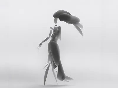 Mia - VR sculpture series 2020 3d 3d art 3d modelling 3d models 3d sculpture album art fashion poster artwork vr