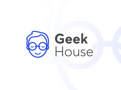 Geek House Logo art direction brand design brand identity branding digital art logo logo design manypixels unlimited design visual identity