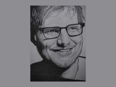 Ed Sheeran art charcoal drawing edsheeran fanart musician portrait realism singer sketch