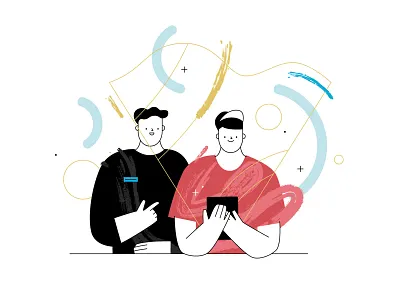 Check this product blog illustration business illustrations digital art editorial illustration illustration ipad pro pro create sketching ui vector