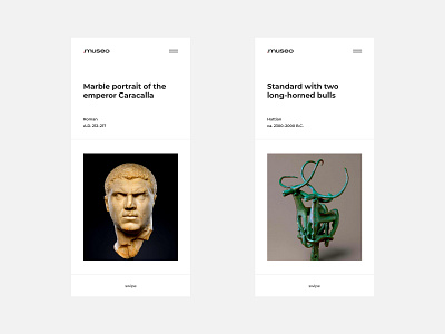 Museo app app application art azerbaijan baku concept creative design fashion gallery minimal minimalism minimalist museum photo typography ui ux web website