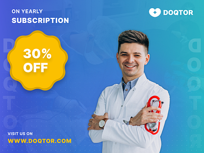 DOQTOR - Banner Design branding graphics illustration vector