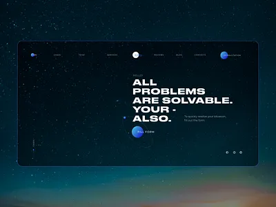 Cosmic Shot astro astronomy design main page minimal space typography ui ui ux ui design ux web website