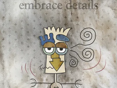 Embrace the details cartoon character design digital art expressions graffiti illustration illustrator neo pop pop vector
