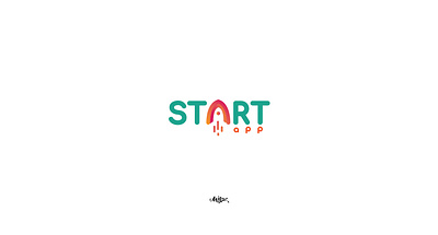 logo / start app app app design application brand branding gate idea idenity identidade visual identity identity branding identity design identity designer logo rocket start up startup startups typography