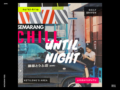 Chillpop design layout design typography