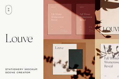Louve – Shadow Mockup Scene Creator adobe brand design brand designer branding design designer designs graphic design graphics mockup mockups photoshop presentation presentations print design scene creator scene generator shadow shadows stationery