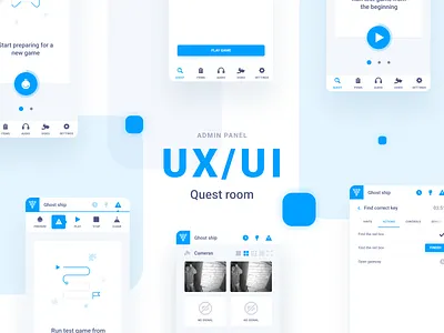 Quest room | Admin panel (mobi) admin panel quest quest room room ui ui design ux ux ui ux design