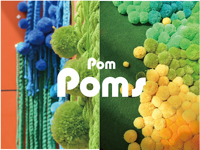 Pompoms branding logo