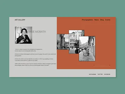 INGE MORATH art art gallery artwork brown daily design exhibition green italy photographer venice woman