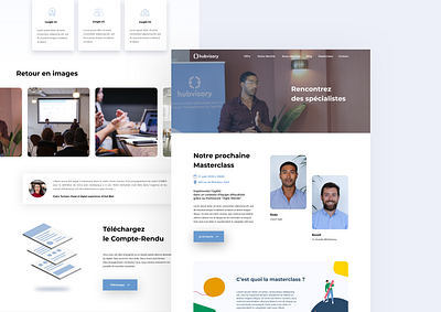 Hubvisory Website clean color design illustration minimalism minimalist network ui user ux website