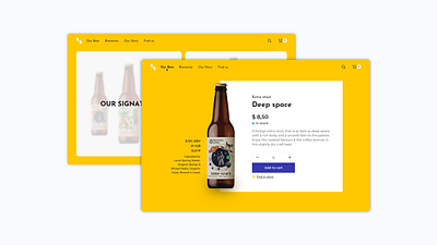 E-Commerce Shop - Daily UI 012 beer branding brewery daily 100 daily ui dailyui dailyui 012 design e commerce e commerce app e shop ui ui ux design uidesign web