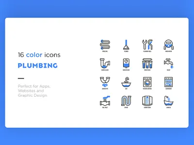 Plumbing - 32 Premium icons icon icon design icon set icons icons design icons pack icons set iconset logo plumbing sign