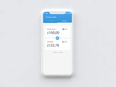 Currency Conventer Application android application clean clean ui conventor currency currency exchange exchange rate flutter iphone mobile modern ui ux