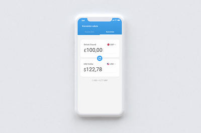 Currency Conventer Application android application clean clean ui conventor currency currency exchange exchange rate flutter iphone mobile modern ui ux