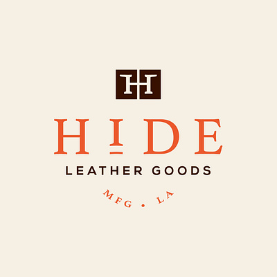 Hide - Main Logo branding design identity logo mark type