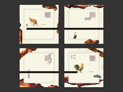 Australian Fires VS Meat Consumption collage collageart data data visualization data viz dataviz design illustration photoshop retro vintage