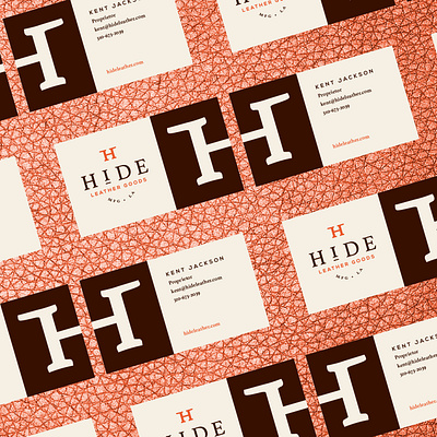 Hide - Business Cards branding business cards collateral design identity logo mark type