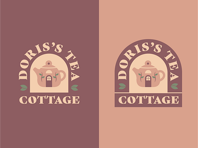 Tea Cottage Logo 100 day project 100days branding cafe cottage daily identity design logo tea