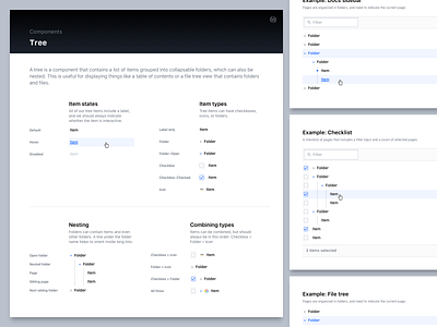 Tree Component design system documentation hashicorp product design