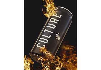 Miami Heat Culture Can basketball black can coke culture fire grey greys miami miami heat nba orange packaging pop red soda white