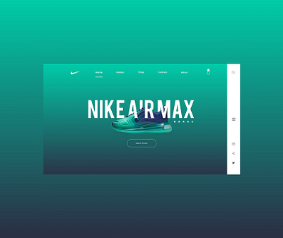 Nike | UX/UI design art branding design illustration type typography ui ux web website