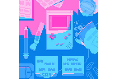Finals Week / Gameboy Appreciation blue books boy clips finals game game art gameboy games gaming highlighter light nintendo paper pencil pink pixel pixelart video water