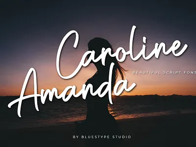 Caroline Amanda Free Font design font font design handwritten illustration lettering type typography