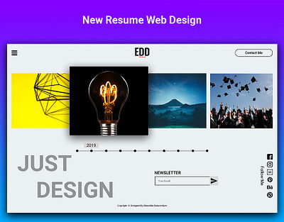 New Resume Web Design design free web desi̇gn landi̇ng web page resume resume web design ui ux web website