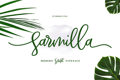 Sarmilla - Free Modern Script Font font font family free font free fonts freebie freebies typeface typefaces typogaphy typography