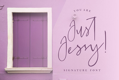 Just Jessy - Free Signature Font font font family free font free fonts freebie freebies typeface typefaces typogaphy typography