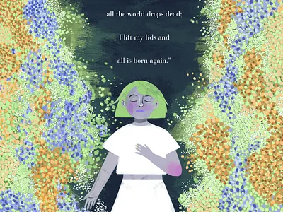 mad girl love song background design character design color digital art editorial illustration environment design illustration visual development