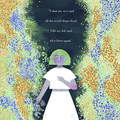 mad girl love song background design character design color digital art editorial illustration environment design illustration visual development