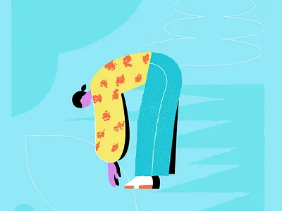 Exercise 3 abstract flat illustration minimal modern texture