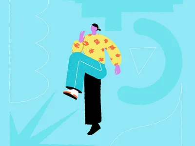 Exercise 2 abstract flat illustration minimal modern texture