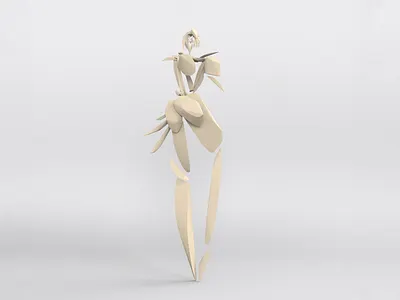 Jenny - VR sculpture series 3d art 3d modelling 3d models 3d sculpture contemporary dance dance design logo poster artwork vr