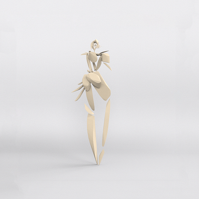 Jenny - VR sculpture series 3d art 3d modelling 3d models 3d sculpture contemporary dance dance design logo poster artwork vr