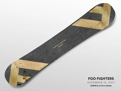 Artist Gifts—Foo Fighters arena art design foo fighters gift snowboard