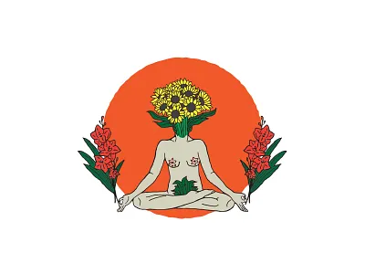 Lady apparel design boutique boutique hotel boutique logo flower flower illustration illustration oldschool psychedelic vector vintage vintage badge vintage design vintage logo